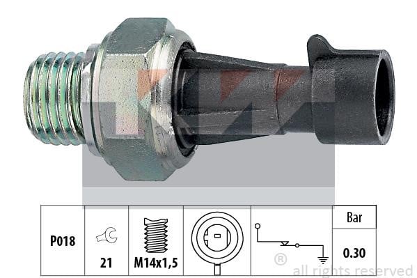 KW 500.096 Oil Pressure Switch 500096: Buy near me in Poland at 2407.PL - Good price!
