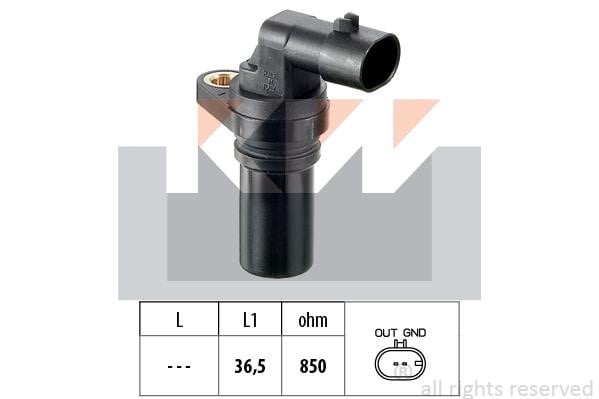 KW 453407 Camshaft position sensor 453407: Buy near me in Poland at 2407.PL - Good price!
