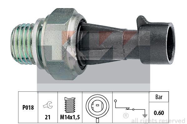 KW 500.129 Oil Pressure Switch 500129: Buy near me in Poland at 2407.PL - Good price!