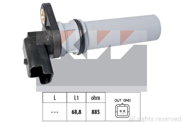 KW 453 537 Crankshaft position sensor 453537: Buy near me in Poland at 2407.PL - Good price!