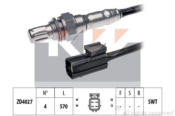 KW 497309 Lambda sensor 497309: Buy near me in Poland at 2407.PL - Good price!