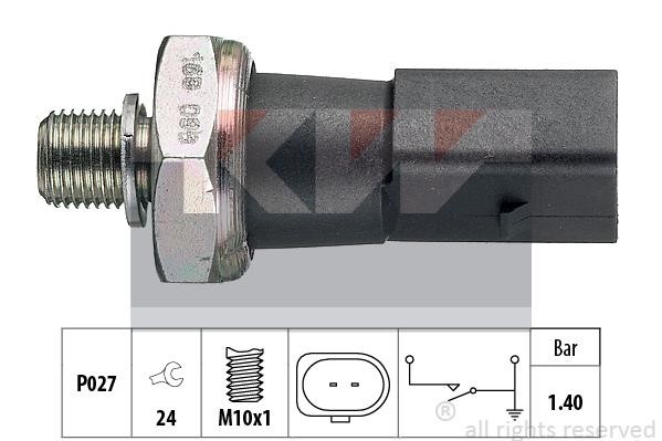 KW 500.168 Oil Pressure Switch 500168: Buy near me in Poland at 2407.PL - Good price!