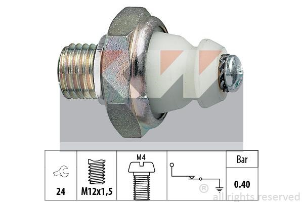 KW 500.098 Oil Pressure Switch 500098: Buy near me in Poland at 2407.PL - Good price!