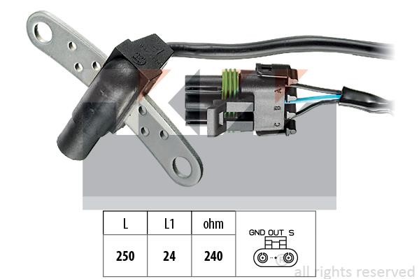 KW 453013 Crankshaft position sensor 453013: Buy near me at 2407.PL in Poland at an Affordable price!