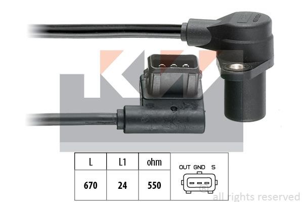 KW 453.485 Crankshaft position sensor 453485: Buy near me in Poland at 2407.PL - Good price!