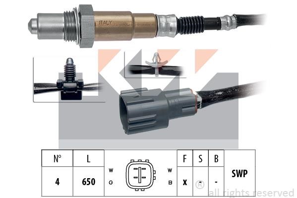 KW 497805 Lambda sensor 497805: Buy near me in Poland at 2407.PL - Good price!