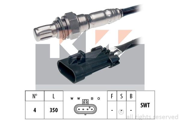 KW 497602 Lambda sensor 497602: Buy near me in Poland at 2407.PL - Good price!