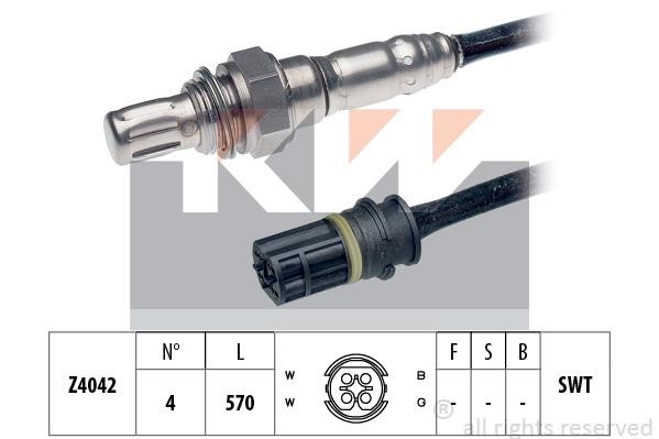 KW 497927 Lambda sensor 497927: Buy near me in Poland at 2407.PL - Good price!