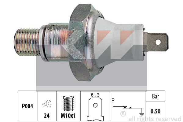 KW 500.119 Oil Pressure Switch 500119: Buy near me in Poland at 2407.PL - Good price!