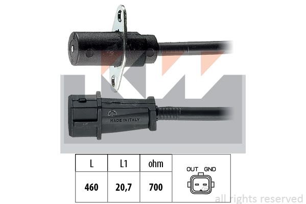 KW 453.005 Crankshaft position sensor 453005: Buy near me in Poland at 2407.PL - Good price!