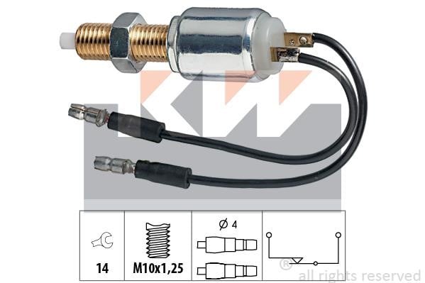 KW 510028 Brake light switch 510028: Buy near me in Poland at 2407.PL - Good price!