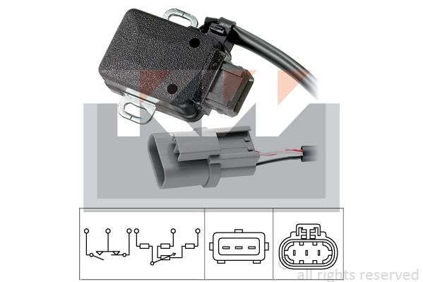 KW 495008 Throttle position sensor 495008: Buy near me in Poland at 2407.PL - Good price!