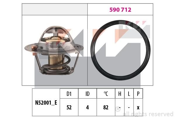 KW 580725 Thermostat, coolant 580725: Buy near me in Poland at 2407.PL - Good price!