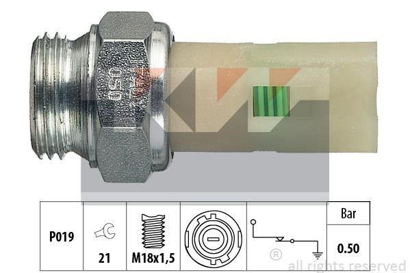 KW 500075 Oil pressure sensor 500075: Buy near me at 2407.PL in Poland at an Affordable price!