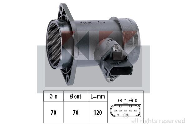 KW 491192 Air mass meter 491192: Buy near me at 2407.PL in Poland at an Affordable price!