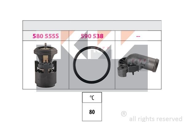 KW 580562K Thermostat, coolant 580562K: Buy near me in Poland at 2407.PL - Good price!