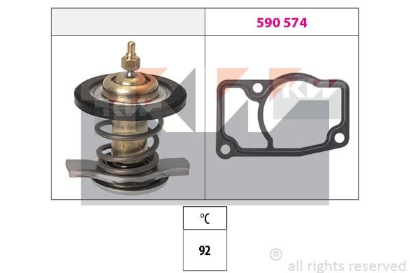 KW 580.607 Thermostat, coolant 580607: Buy near me in Poland at 2407.PL - Good price!