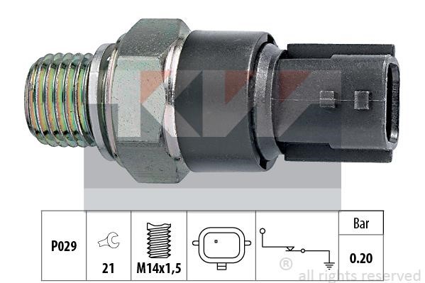 KW 500189 Oil pressure sensor 500189: Buy near me in Poland at 2407.PL - Good price!