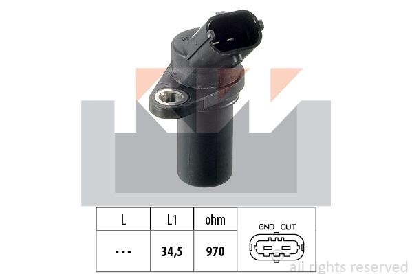 KW 453.235 Camshaft position sensor 453235: Buy near me in Poland at 2407.PL - Good price!