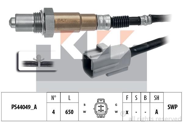 KW 498373 Lambda sensor 498373: Buy near me in Poland at 2407.PL - Good price!