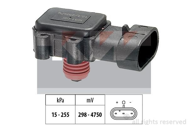 KW 493051 MAP Sensor 493051: Buy near me at 2407.PL in Poland at an Affordable price!