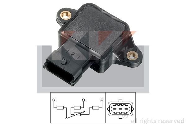 KW 495.086 Throttle position sensor 495086: Buy near me at 2407.PL in Poland at an Affordable price!