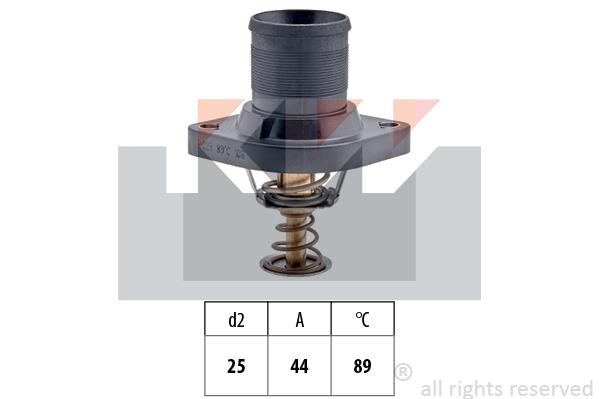 KW 580423 Thermostat, coolant 580423: Buy near me in Poland at 2407.PL - Good price!