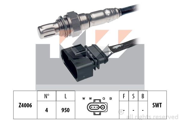 KW 497049 Lambda sensor 497049: Buy near me in Poland at 2407.PL - Good price!
