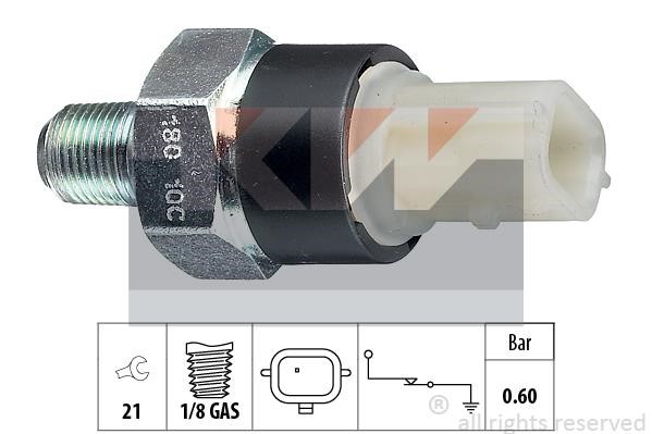 KW 500 180 Oil pressure sensor 500180: Buy near me in Poland at 2407.PL - Good price!