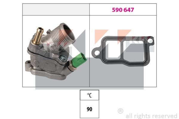 KW 580.732 Thermostat, coolant 580732: Buy near me in Poland at 2407.PL - Good price!