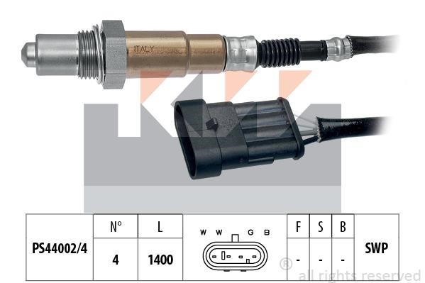KW 497943 Lambda sensor 497943: Buy near me in Poland at 2407.PL - Good price!