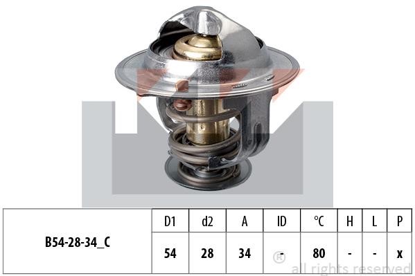 KW 580694S Thermostat, coolant 580694S: Buy near me in Poland at 2407.PL - Good price!