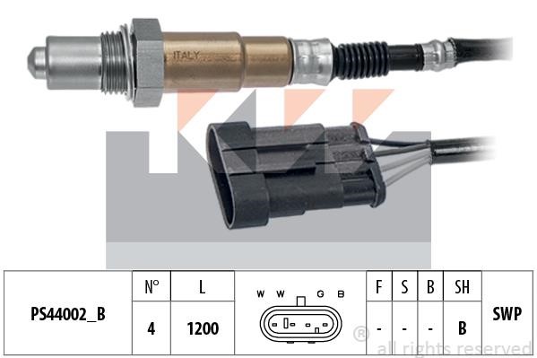 KW 498353 Lambda sensor 498353: Buy near me in Poland at 2407.PL - Good price!