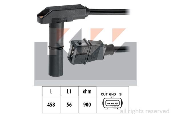 KW 453058 Crankshaft position sensor 453058: Buy near me in Poland at 2407.PL - Good price!