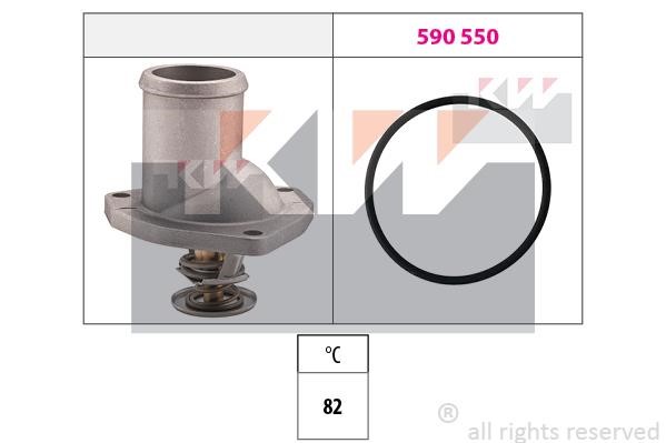 KW 580195 Thermostat, coolant 580195: Buy near me in Poland at 2407.PL - Good price!