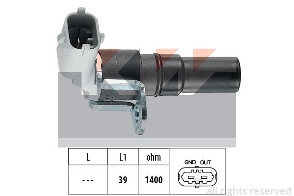 KW 453.327 Crankshaft position sensor 453327: Buy near me in Poland at 2407.PL - Good price!