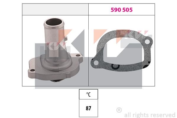 KW 580124 Thermostat, coolant 580124: Buy near me in Poland at 2407.PL - Good price!