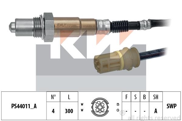 KW 498331 Lambda sensor 498331: Buy near me in Poland at 2407.PL - Good price!