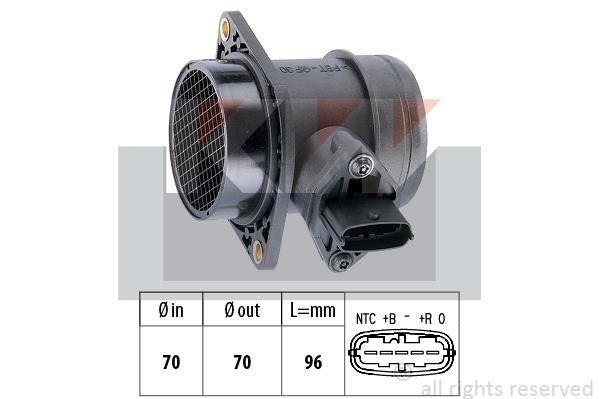 KW 491031 Air mass meter 491031: Buy near me at 2407.PL in Poland at an Affordable price!