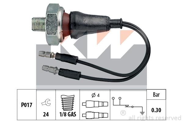 KW 500061 Oil pressure sensor 500061: Buy near me in Poland at 2407.PL - Good price!
