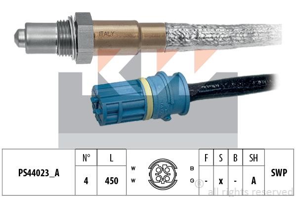 KW 498324 Lambda sensor 498324: Buy near me in Poland at 2407.PL - Good price!