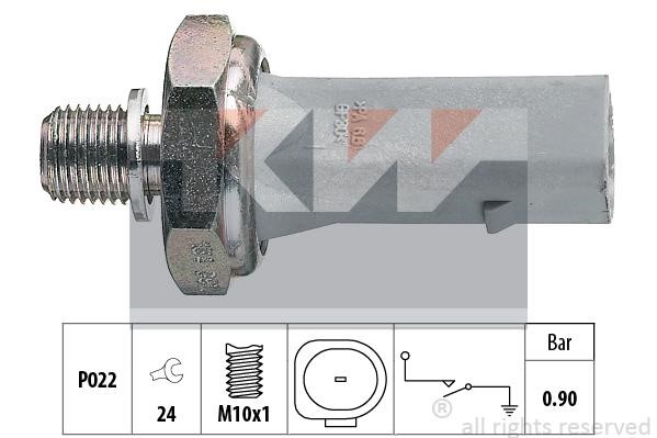 KW 500.134 Oil Pressure Switch 500134: Buy near me in Poland at 2407.PL - Good price!