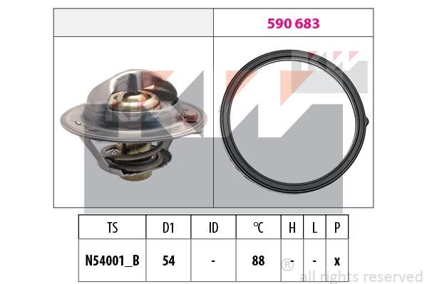 KW 579 995 Thermostat, coolant 579995: Buy near me in Poland at 2407.PL - Good price!