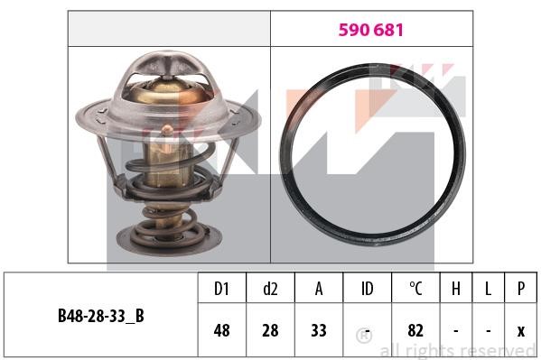 KW 580724 Thermostat, Kühlmittel 580724: Kaufen Sie zu einem guten Preis in Polen bei 2407.PL!