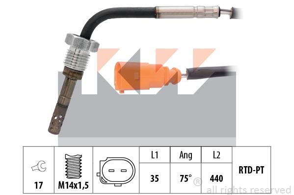 KW 422 275 Exhaust gas temperature sensor 422275: Buy near me in Poland at 2407.PL - Good price!