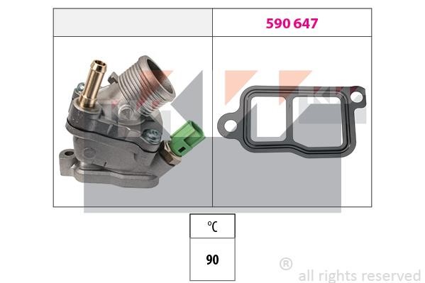 KW 580733 Thermostat, coolant 580733: Buy near me in Poland at 2407.PL - Good price!