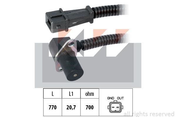 KW 453185 Crankshaft position sensor 453185: Buy near me in Poland at 2407.PL - Good price!
