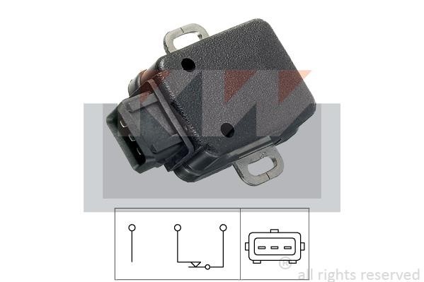 KW 495062 Throttle position sensor 495062: Buy near me in Poland at 2407.PL - Good price!