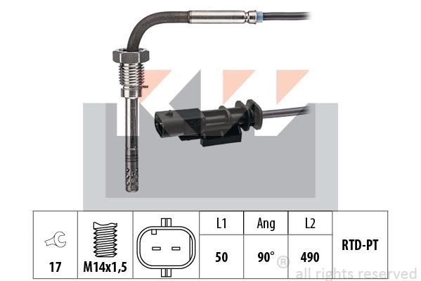 KW 422 355 Exhaust gas temperature sensor 422355: Buy near me in Poland at 2407.PL - Good price!