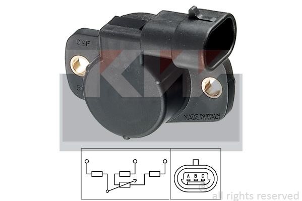 KW 495.096 Throttle position sensor 495096: Buy near me at 2407.PL in Poland at an Affordable price!